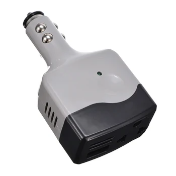 Avto Polnilec Power Inverter Pretvornik Universal za Polnjenje Hitro USB Vtičnica DC 12V 24V na 220V AC