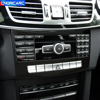 Avto Styling Centralni Nadzor CD Plošča Okvir Dekoracijo Trim Za Mercedes Benz, E Razred W212-Notranja Oprema