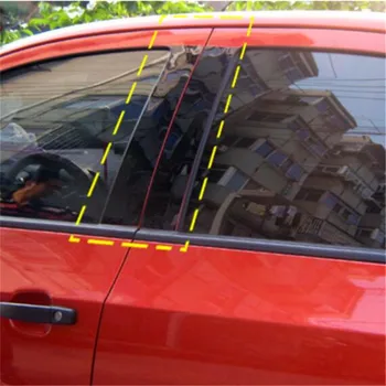 Avto-styling zrcalni odsev plošča BC stolpec dekorativne nalepke Film Za Chevrolet AVEO sedan 2011-2017