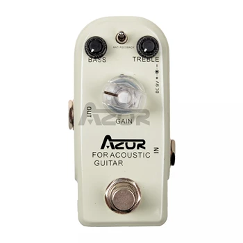 AZOR AP-318 Kitara Pedal Uporabite Za Akustično Kitaro, Mini Pedal 9V Učinek Pedal Kitare Dodatki