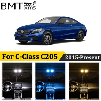 BMTxms 11Pcs Avto LED Notranja Luč Kit Canbus Za Mercedes Benz C razred C205 Coupe C180 C200 C250 C300 C63 AMG-Danes
