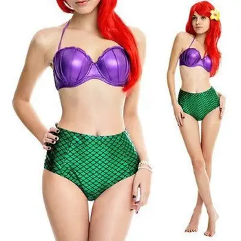 Bombaž Ariel Kostum Dvodelni Bikini Komplet Kopalke Pushup Podložen Bandeau Zgornji