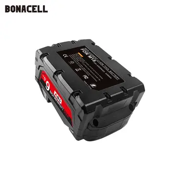 Bonacell 18V 6000mAh M18 XC Li-Ion Nadomestna Baterija za Milwaukee 48-11-1815 M18B2 M18B4 M18BX L50