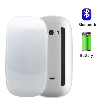Brezžična tehnologija Bluetooth 5.0 Miško Magic Polnilna Laser Tiho Arc Touch Mause Ergonomska Ultra-tanek Prenosni Miši Za Apple Mac PC