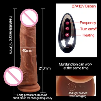 Brezžični Daljinski Teleskopsko Realističen Dildo, Vibrator Velik Velik Penis priseska Adult Sex Igrače za Žensko Vagino Masturbacija