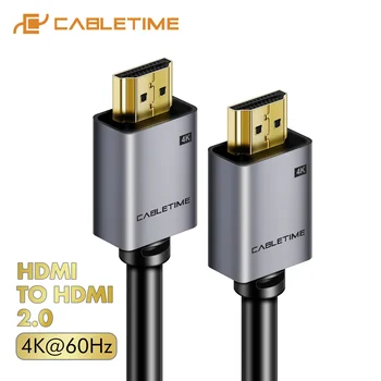 CABLETIME HDMI Kabel 2.0 2.1 8K 4K 60Hz HDMI na HDMI Kabel za PS4 TV 4K Splitter preklopnik Video Extender Cabo Kabel HD C248