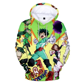 Cosplay Moj Junak Akademija Ustvarjalno Oblikovanje otroških Najljubši pulover s kapuco Trendovska Moda Zabavno Majica Fantje/Dekleta, Ljubezen, Risani Film