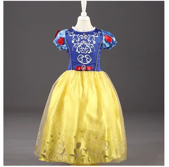 Dekleta Obleko Risanka Cosplay Snow Queen Princesa Obleke Elsa Obleke, Ana Kostum Za Otroka, Otrok Oblačila TuTu Otroci Oblačila