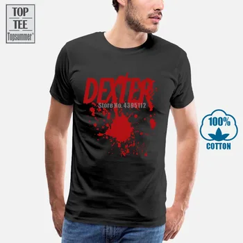 Dexter Majica s kratkimi rokavi Ženske Majice Z Natisniti Moda za Moške Poletne moška T-Shirt Kul Majice Prevelik Majica s kratkimi rokavi Moški Fantje T Srajce