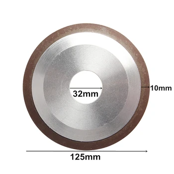 Diamond Kolo Brusilni Disk Zrn Drobnosti Rezanje Electroplated Videl Blade125*10*32*8 mm Rotacijski Orodje 1pc