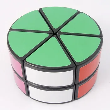 DianSheng 2 plast valj 2x2 Slojna Venčni Stolpec Magic Cube Hitrost Uganke Izobraževalne Igrače Posebne Igrače za fante cubo magico