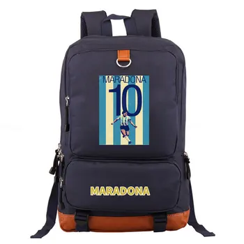 Diego Maradona Nogomet Nahrbtnik Ženske Moški Večfunkcijsko Laptop Potovalna Torba Fant Dekle Učenci Šole Na Prostem Daypack