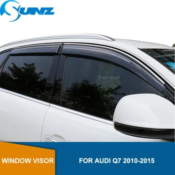 Dim okno Avtomobila dež zaščitnik vrata vizir Za Audi Q7 2010 2011 2012 2013 okno vizir Strani Winodow Ter SUNZ