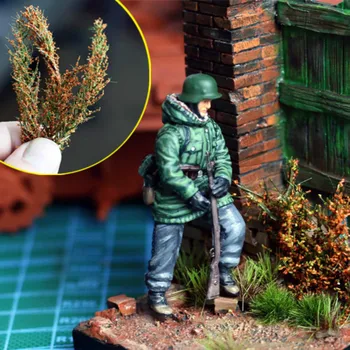 Diorama Dolgo Grmičevje Travno Vegetacijo Vojaške Model Scene, Zaradi Česar Pesek Tabela Gradnje Diy Materialov Na Prostem Dekoracijo