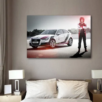 Doma Dekor Platno Natisnjeni Superšportnega Audis A3 Sportback Plakat Slikarstvo Moderne Stenske Umetnosti HD Slike, Dnevna Soba Modularni Brez Okvirja