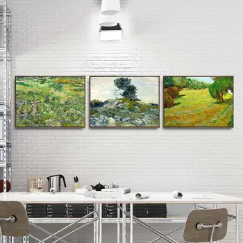 Doma Dekoracijo Umetnosti Stenske Slike Amo dnevno Sobo, Poster Tiskanje Platna Slike Netherlandish Vincent van Gogh Krajine