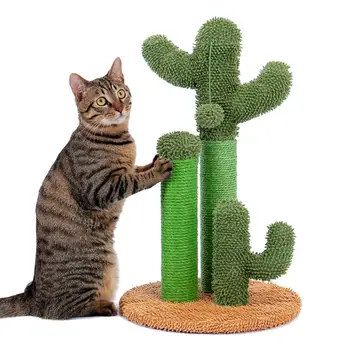 Dropshipping M/L Kaktus Mačka Praskanje Post s Sisal Vrv Mačka Scratcher Kaktus za Mlade in Odrasle Mačke Mačka plezanje okvir Igrača