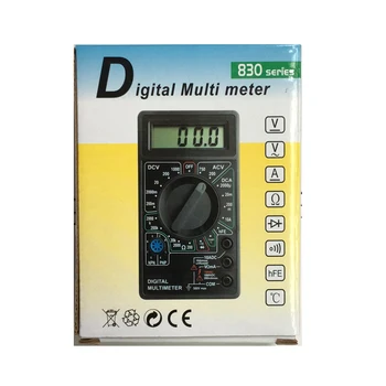 DT838 Digitalni Multimeter Tester Voltmeter Merjenje Toka Odpornost na Temperature Merilnik ACDC Ampermeter Test Vodila Sonda multi Test