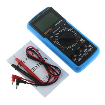 DT9205A hFE AC DC Zaslon LCD Profesionalni Električni Ročni Tester Meter Digitalni Multimeter Multimetro Ampermeter Multitester