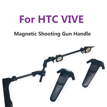 Dvojni Ročaj VR Igra Streljanje Pištolo Magnetno Držalo Nosilec za HTC VIVE VR Slušalke Pribor Nastavljiv Regulator Imetnika