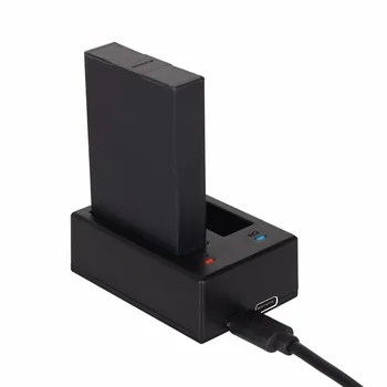 Dvojno USB Polnilec za Gopro Fusion Camera 1/2 Polnjenje Baterij Prenosnih Potovalni Polnilnik USB, kabel za Gopro Dodatki
