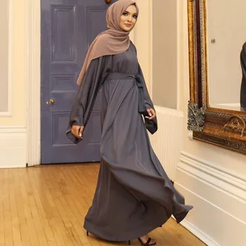 Eid Mubarak Abaya Dubaj Turčija Kuftan Muslimanskih Abayas za Ženske Hidžab Obleko Caftan Marocain Islamska Oblačila De Moda Musulmanan