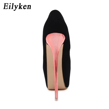 Eilyken Pomlad/Jesen Ženske Črpalke visokih petah Ženska Seksi Peep Toe Črpalke Platforma čevlji svate čevlje velikosti, 34-40