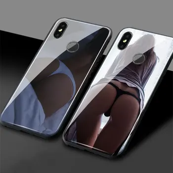 Eksotične Seksi Bikini girl Mehki Silikonski steklen pokrov Lupini Primeru Telefon za Xiaomi Mi 8 9 SE Mix 2 2s 3 RedMi Opomba 5 6 7 8 Pro