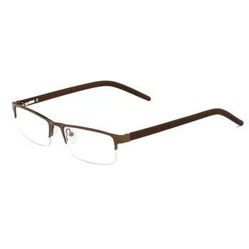 Elbru Kvadratnih Pol Okvir Obravnavi Očala Moških Klasičnih Poslovnih Kovinski Okvir Presbyopia Očala Z+1.0+4.0 Za Starše Darila