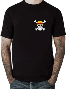 En Kos figuric T shirt Japonske Anime Oblačila Luffy Logotip pirat kralj Sabo Zoro predstavnica nami-ja T-shirt Človek blagovne Znamke cosplay tshirts
