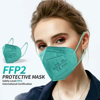 FFP2 Mascarillas KN95 masko 5 slojni filter maske Obraza Mascherine ffp2mask zdravje Zaščitni Respirator za enkratno uporabo KN95 masko