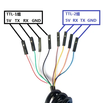 FT232RL simultano dvojno TTL prenos linijo USB Turn 2 hitro serijsko linijo FT2232D modul Krtačo Pralni Line