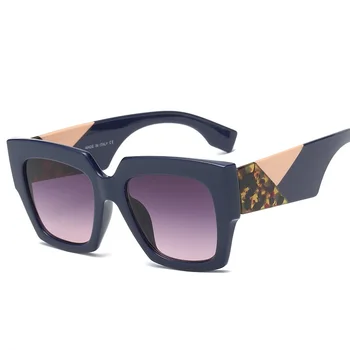 GIFANSEE Kvadratnih Prevelik sončna Očala Ženske Luksuzne blagovne Znamke 2020 Oblikovalec Gradient Očala Velik Okvir Letnik Očala UV400 odtenki