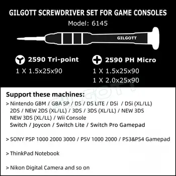 GILGOTT Magnetni Kovinske Izvijači Odprite Orodje kit za Nintendo Stikalo Lite Konzole NS Joycon Gamepad Novi 3DS DSi XL LL