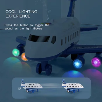 Glasba Zgodba Simulacije Skladbo Počasi, otroška Igrača Zrakoplova Model Sodelovati Z Zlitine Avto Za Otroke
