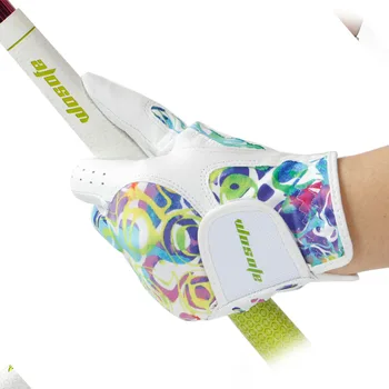 Golf rokavice Ovčje kože ženske Rokavice Levo Desno Roko Dihanje Fantom barve golf rokavice za golf pribor brezplačna dostava