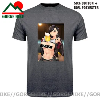 GorgeHike Waifu Materiala majica za moške Hentai Anime Japonskih Pisanja Ecchi Otaku T-shirt Waifu Majica Ahegao Harajuku Tee majica