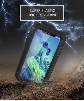 Gorilla Glass LJUBEZEN MEI MOČNO ohišje Za iphone SE 2020 11 Pro X XS Max XR kritje za iphone 8 6 6s 7 Plus Nepremočljiva Oklep primeru