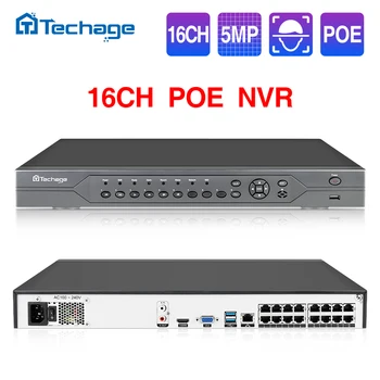 H. 265 H. 264 16CH 5MP 3MP 2MP 8CH 4K POE NVR P2P ONVIF 1080P Omrežja, Video Snemalnik za IP Kamero Nadzora, CCTV Sistema