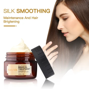 HAIR REPAIR MASKA za poškodovane lase skrbi magično zdravljenje VITAMINI MASKO za lase polnila keratin krema salon eterično olje 60ML