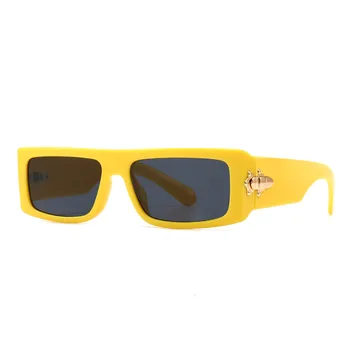 HBK Nov Kvadratni Vintage sončna Očala Ženske blagovne Znamke Design Pravokotnik Očala Velik Okvir Očala Moda Vožnje UV400 Odtenki