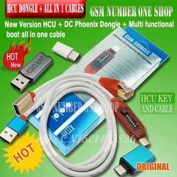 HCU Odjemalec HCU Ključ+DC Phoenix in Telefon pretvornik za Huawei z Micro USB, RJ45 Večfunkcijsko boot vse v 1 kabel