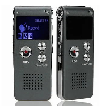 HIPERDEAL 8 GB Digitalni Diktafon za ponovno Polnjenje Dictaphone Telefon Predvajalnik Zvoka Visoke Kakovosti Padec Ladijskega prometa