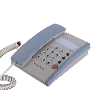 Home Office Strip Telefon Telefon Namizno Stenske Ansi Stacionarnega Telefona z LCD Zaslonom, ponovni klic, Klic Lučka
