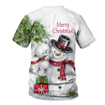 Hot-prodaja poletje 3DT srajce za moške in ženske, v letu 2020, najnovejše modne kratka sleeved Santa natisni T-shirt priložnostne vrh XXS-6XL