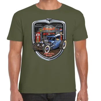 Hotrod 58 Mens Vroče Paličast T Shirt Podgana Rockabilly Vintage Oblačila Avto Ideja za Darilo 29Top Kakovosti Moške Poletne T-Shirt 2019 Moda