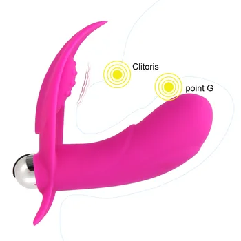 IKOKY Nosljivi Vibrator, Dildo Vibracijske Hlačke Vaginalne Masaža G Spot Klitoris Stimulator 10 Stimulacije Sex Igrače za Ženske