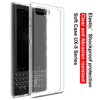 Imak Pregleden TPU Ohišje Za BlackBerry Key2 Mehko Silikonsko Ohišje Za BlackBerry KeyTwo Kritje 1.3 mm Debeline Zaščite