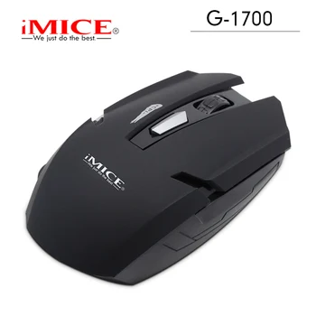 IMICE Wireless Gaming Miška 6 Gumb za Optično Strokovno Miško 2000dpi avtomat Računalniška Miška za PC, Prenosni PC G-1700