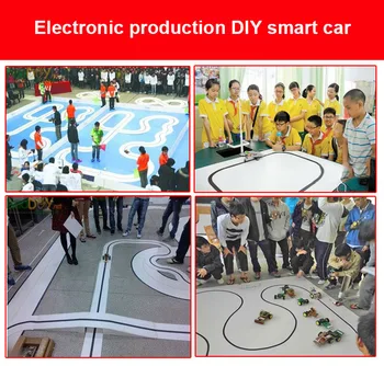 Inteligentni Sledenje Smart Avto Robot DIY Kompleti z TT Motorna Kolesa Elektronski LHB99